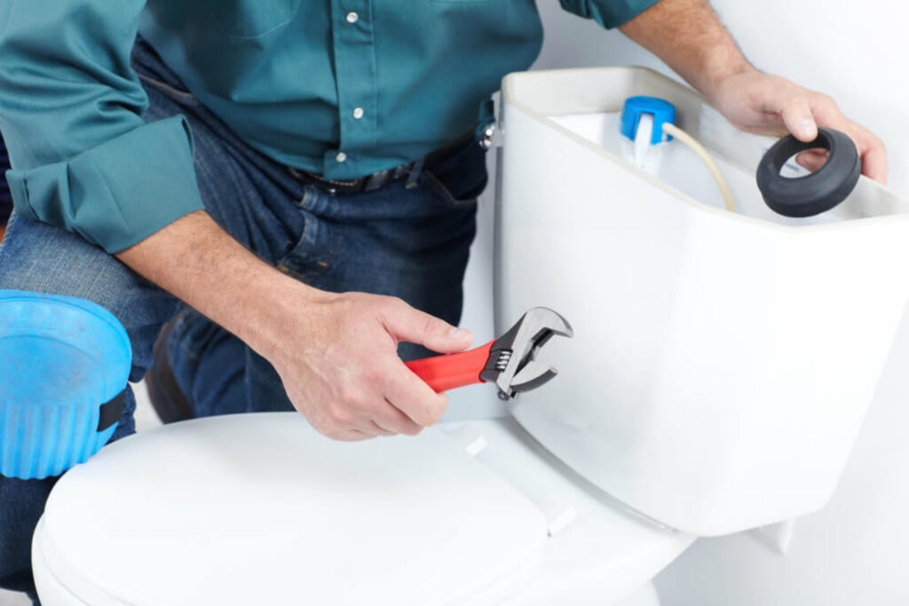 Como consertar o vazamento do vaso sanitário