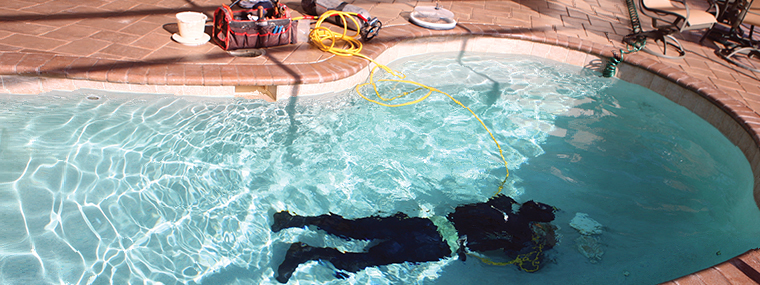 Infiltração e vazamento em piscina